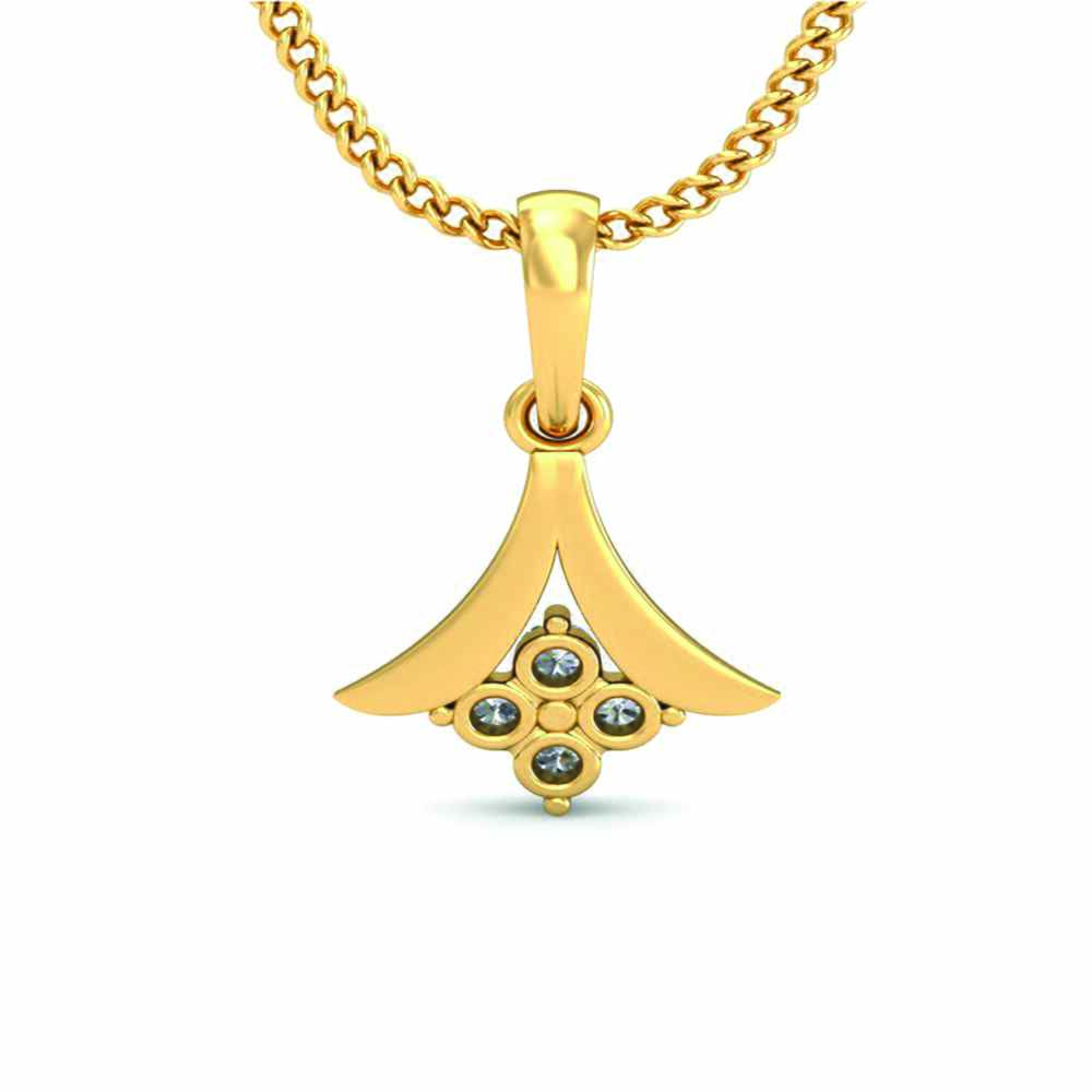 Sapphire Diamond Pendant