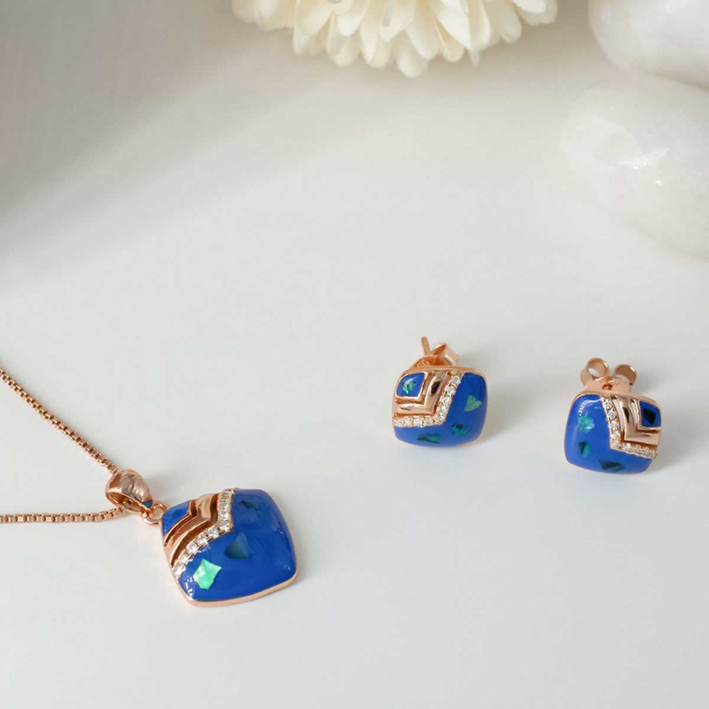 925 Sterling Silver Combo Drops and Pendant