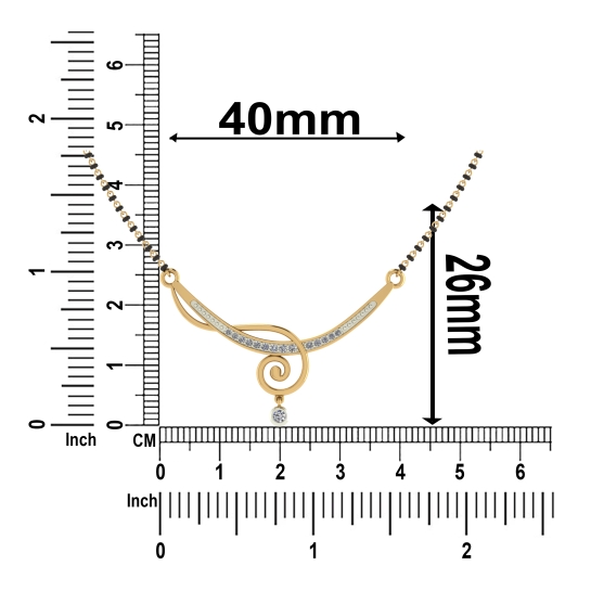 Mishka Diamond Mangalsutra