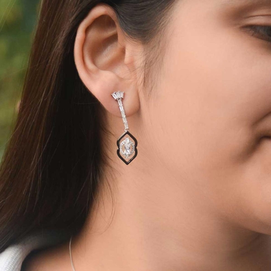 Ritu 925 Sterling Silver Combo Drops and Pendant