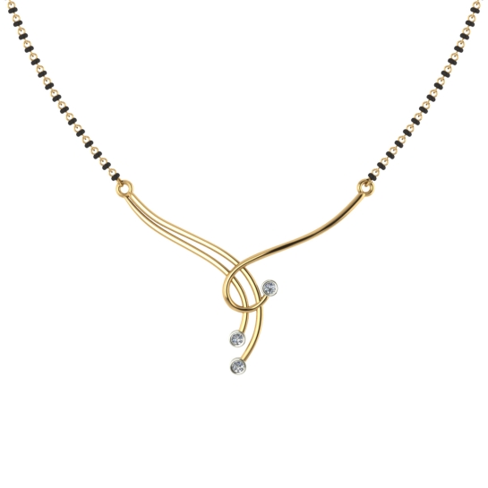 Zara Diamond Mangalsutra