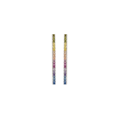 925 Miru Sterling Silver Rainbow Stud Earrings