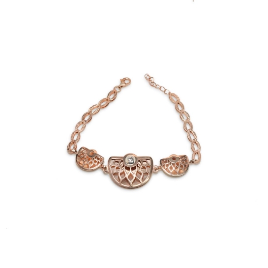 925 Anshita Silver 2 Sided Beautiful charm bracelet | Silver Bracelet For Women