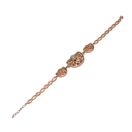 925 Anshita Silver 2 Sided Beautiful charm bracelet | Silver Bracelet For Women