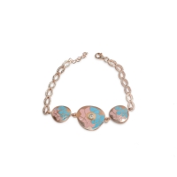 925 Rita Silver 2 Sided Beautiful charm bracelet 925 Rita Silver 2 Sided Beautiful charm bracelet