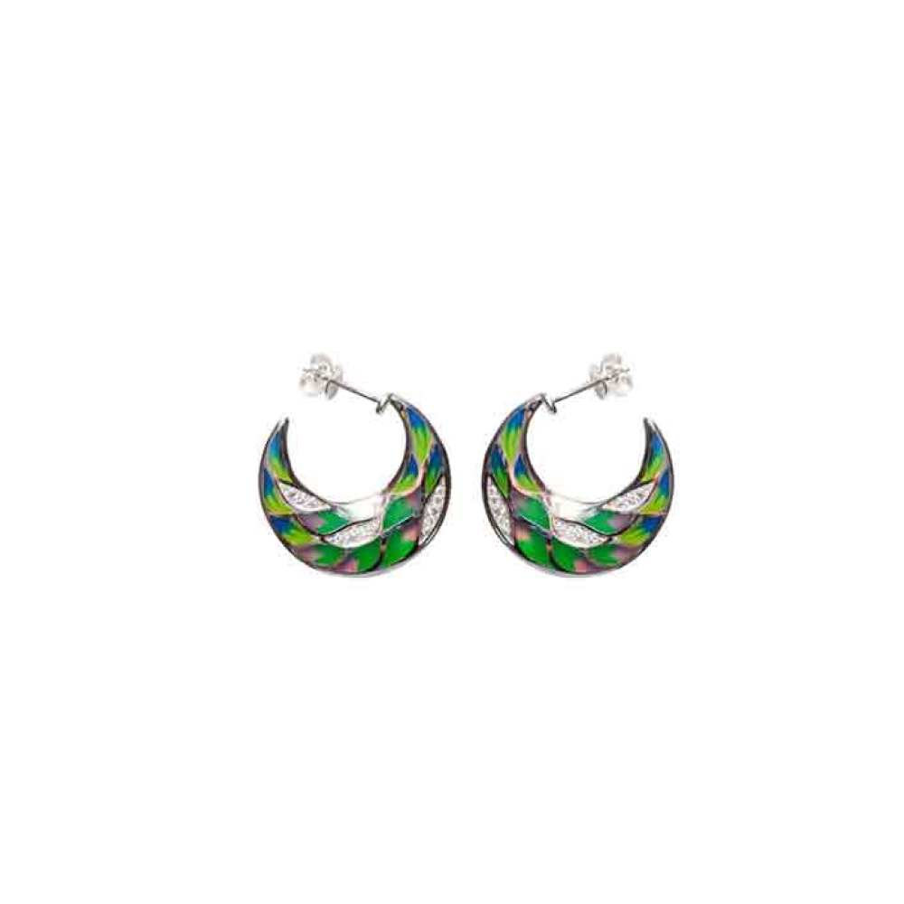 Nancy 925 Silver Drops and Pendant Set