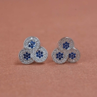 925 Sterling Silver Vinita Earrings 925 Sterling Silver Vinita Earrings