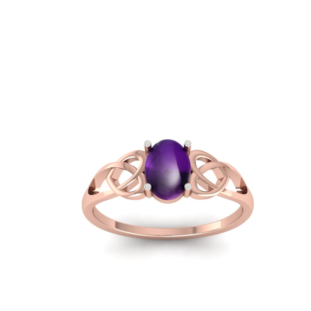 Moon gold ring