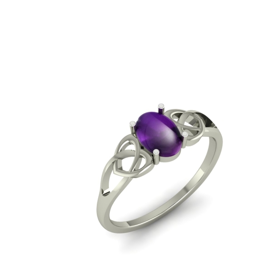 Moon gold ring