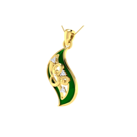 Om Diamond Pendant Rakhi