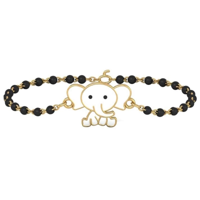 Gold Elephant Bracelet 