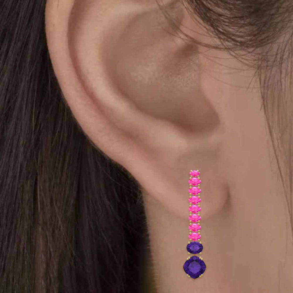 Diya Gold Earring