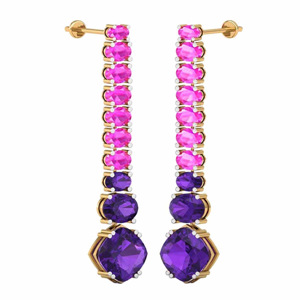 Diya Gold Earring