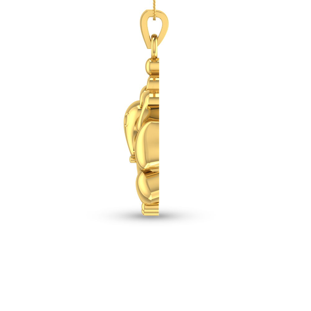 Ganesh Gold Pendant Designs For Female 
