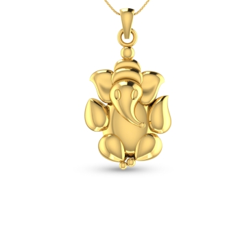 Ganesh Gold Pendant &hellip;