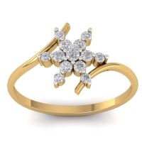 Avika Gold and Diamond Ring