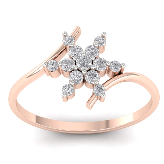 Avika Gold and Diamond Ring