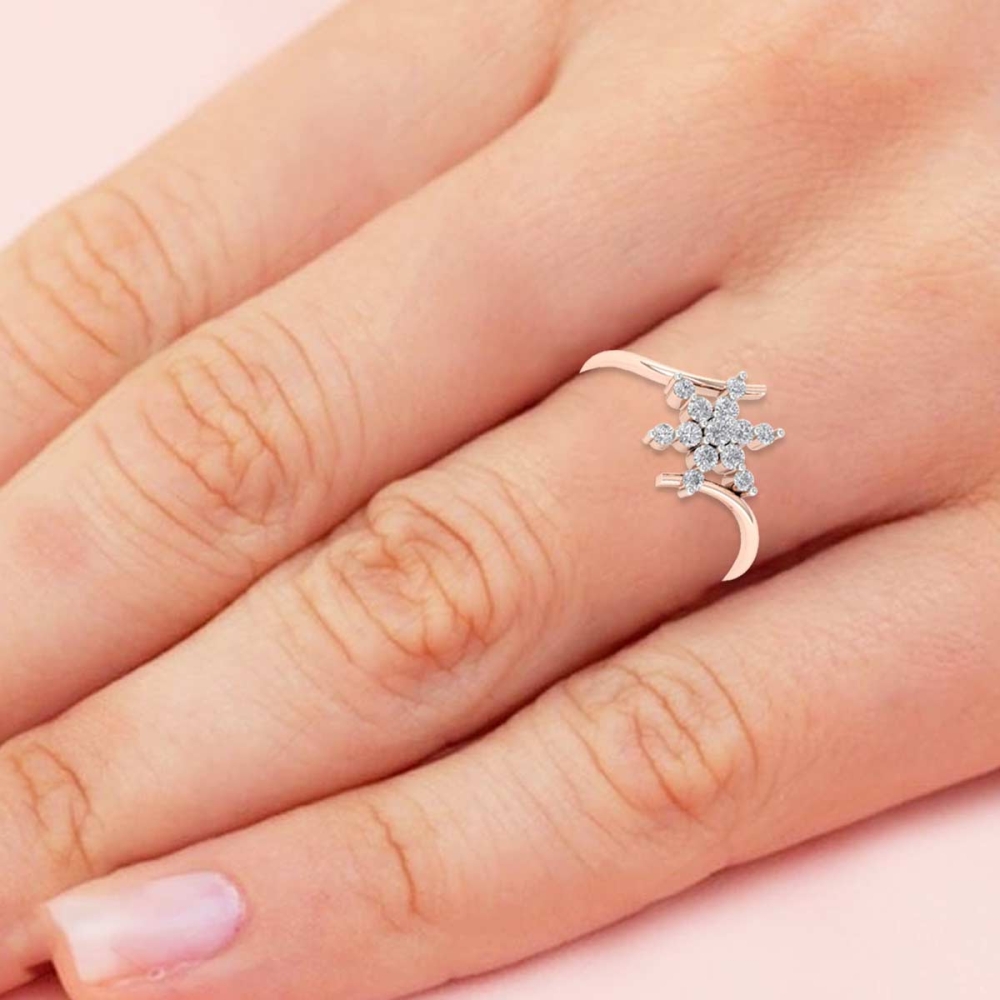Avika Gold and Diamond Ring