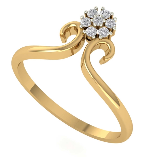 Nia Gold and Diamond Ring