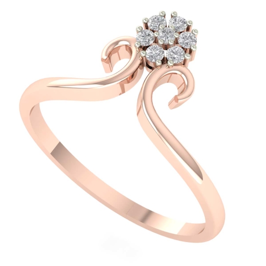 Nia Gold and Diamond Ring