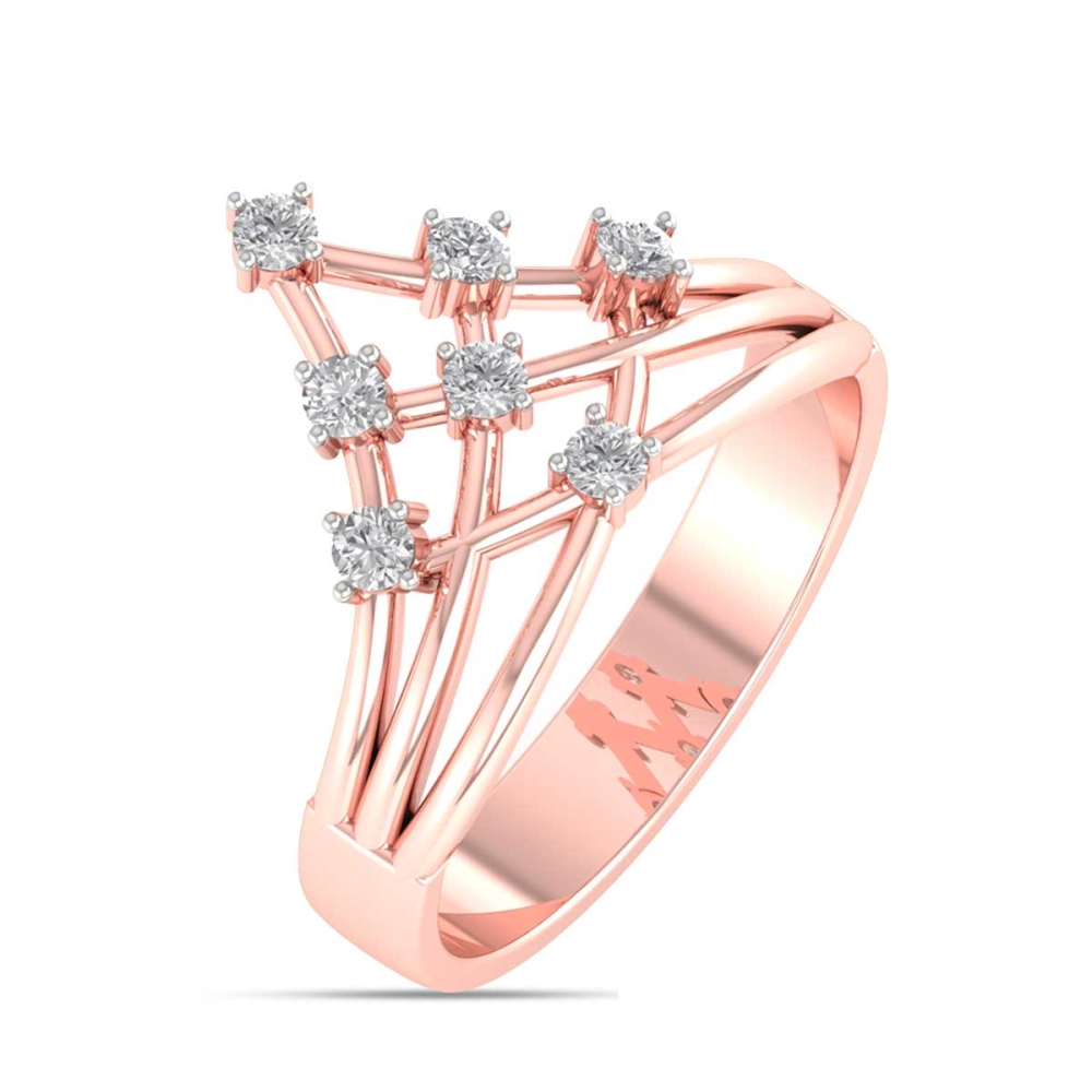 Nilaha Gold and Diamond Ring