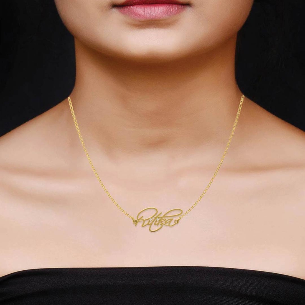 Ritika Yellow Gold Pendant