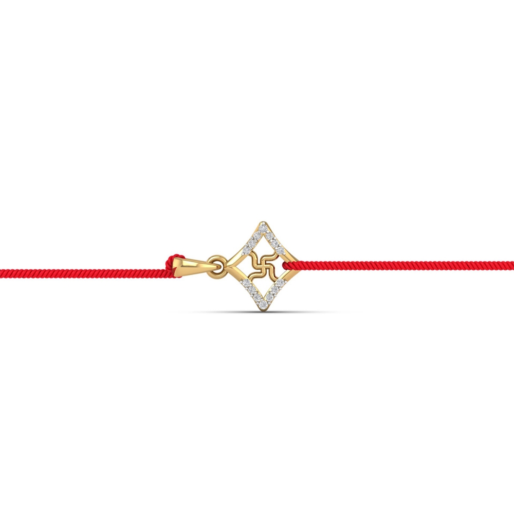 Hena Bracelet Diamond Rakhi
