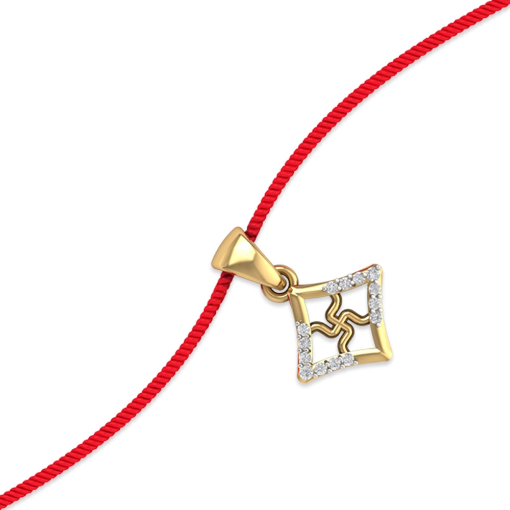 Hena Bracelet Diamond Rakhi