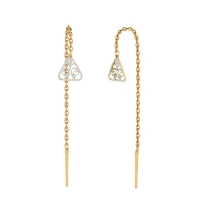 Emma Sui Dhaga Diamond Earring