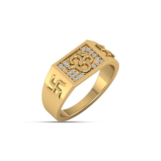 Sushant OM Diamond Ring