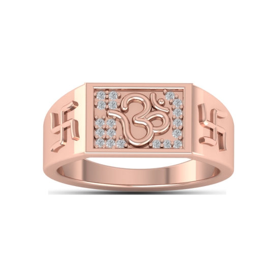 Sushant OM Diamond Ring