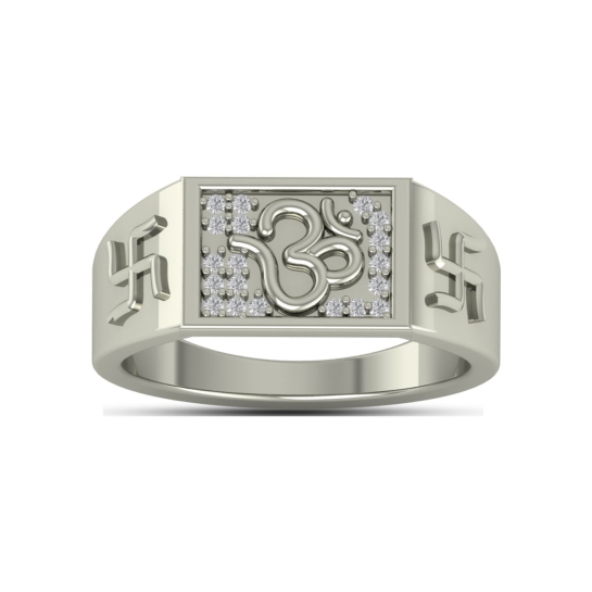 Sushant OM Diamond Ring