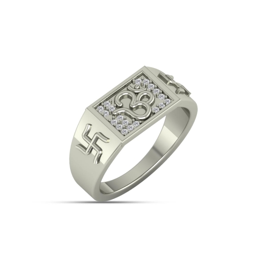 Sushant OM Diamond Ring