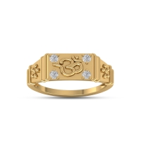 Sangam OM signet Diamond Ring Sangam OM signet Diamond Ring