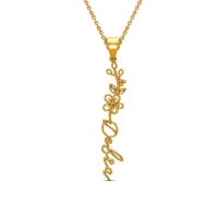 Debra Name Gold Pendant | May Birth Flower