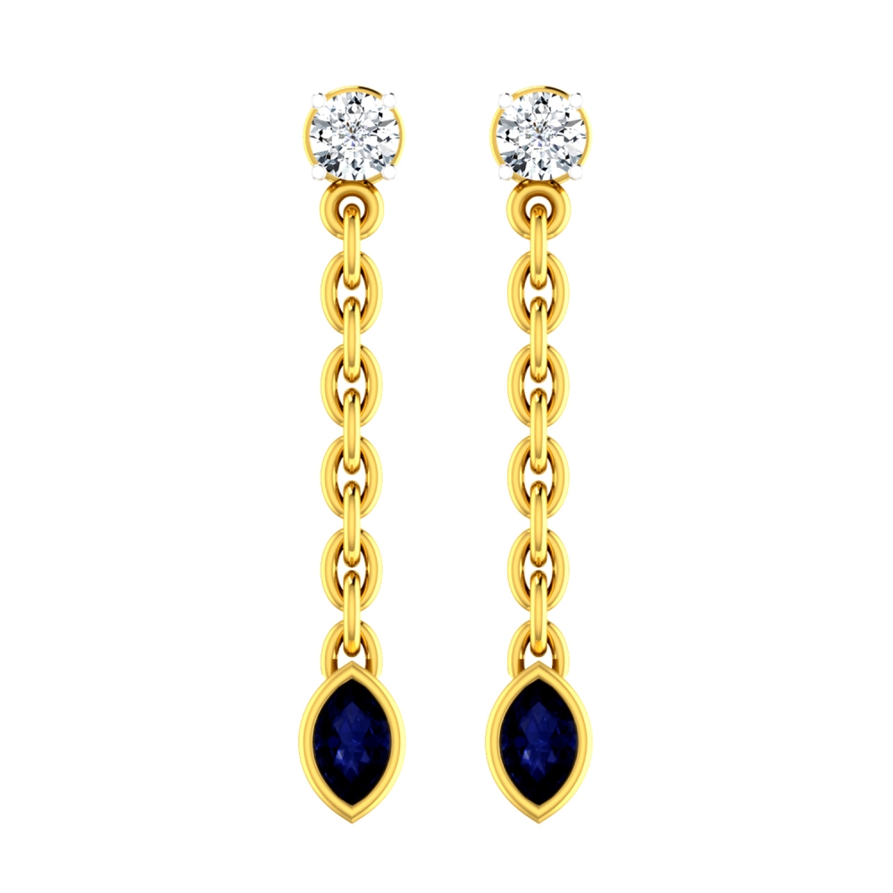 Bilva Diamond Earring