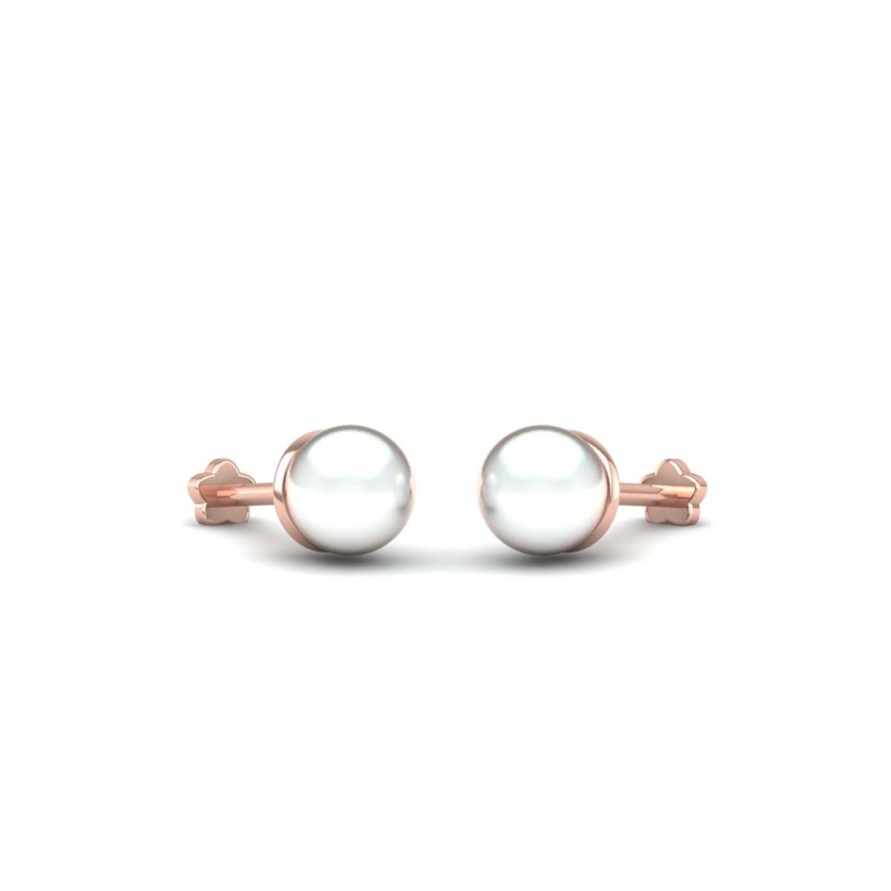 Jalsa gold pearl earring
