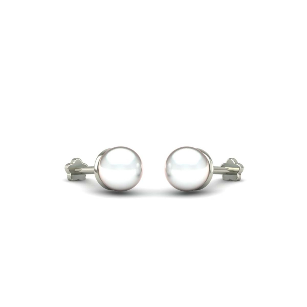 Jalsa gold pearl earring