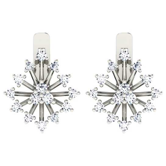 Kamika White Gold  Diamond Earrings 
