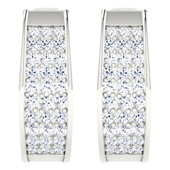 Mishti  White Gold  Diamond Earrings 
