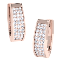 Mishti Rose Gold Diamond Earrings Mishti Rose Gold Diamond Earrings