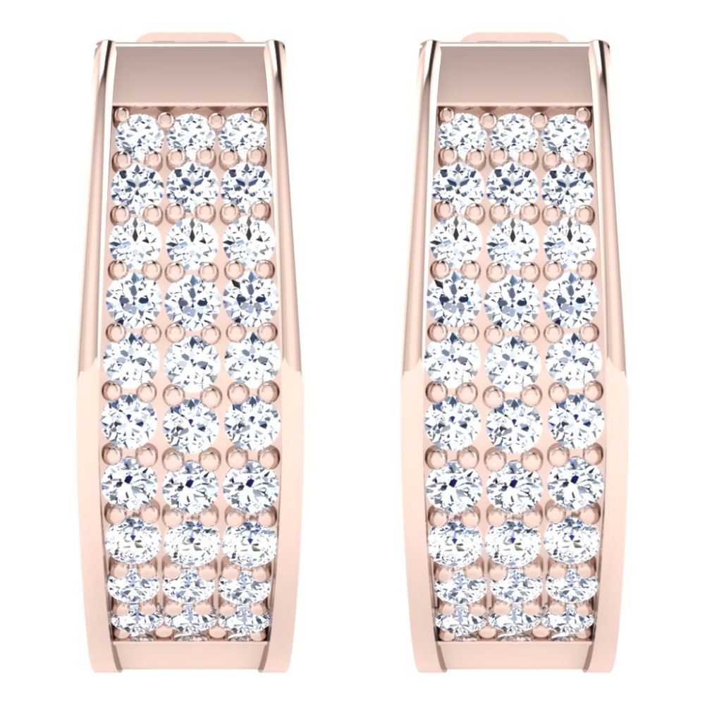 Mishti  Rose Gold  Diamond Earrings 