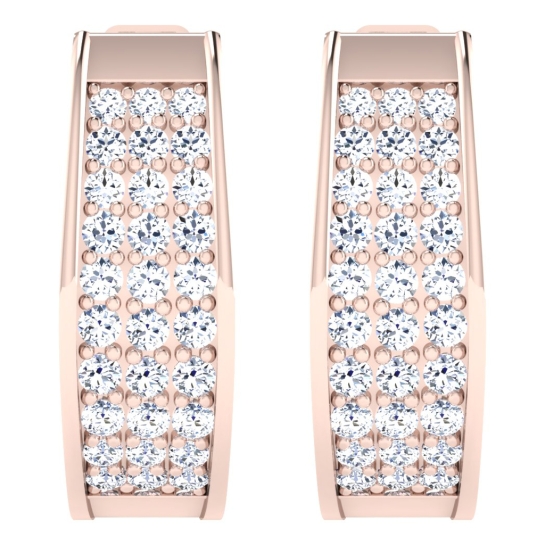 Mishti  Rose Gold  Diamond Earrings 