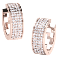 Ashni Rose Gold Diamond Earrings Ashni Rose Gold Diamond Earrings