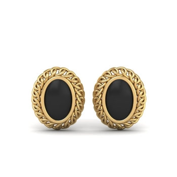 Dilruba Stud Gold Ea&hellip;