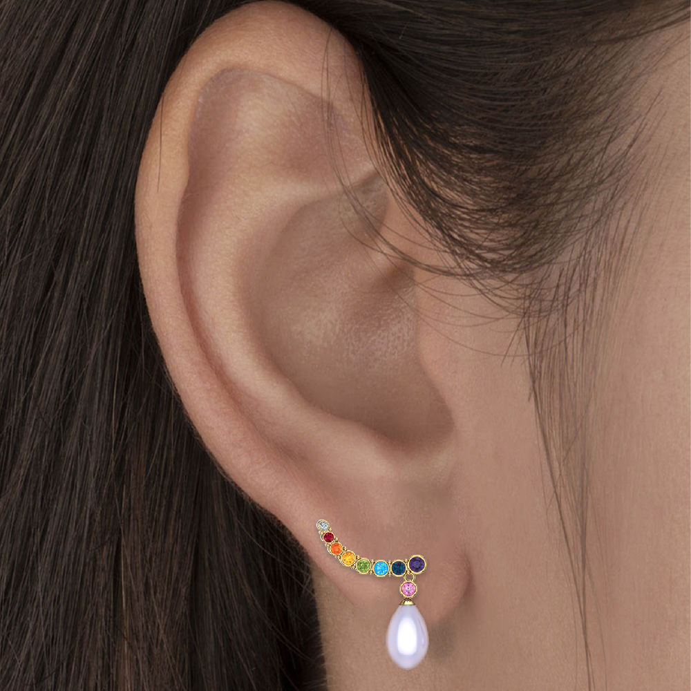 Veenie Diamond Earring