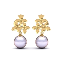 Nilami Gold And Pearl Earring Nilami Gold And Pearl Earring
