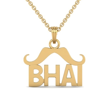 Bhai Name Gold Penda&hellip;