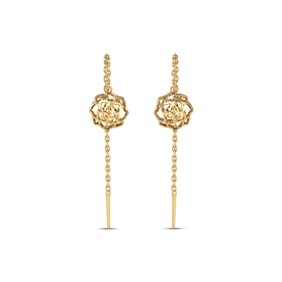 Swapna Sui Dhaga Gold Earring