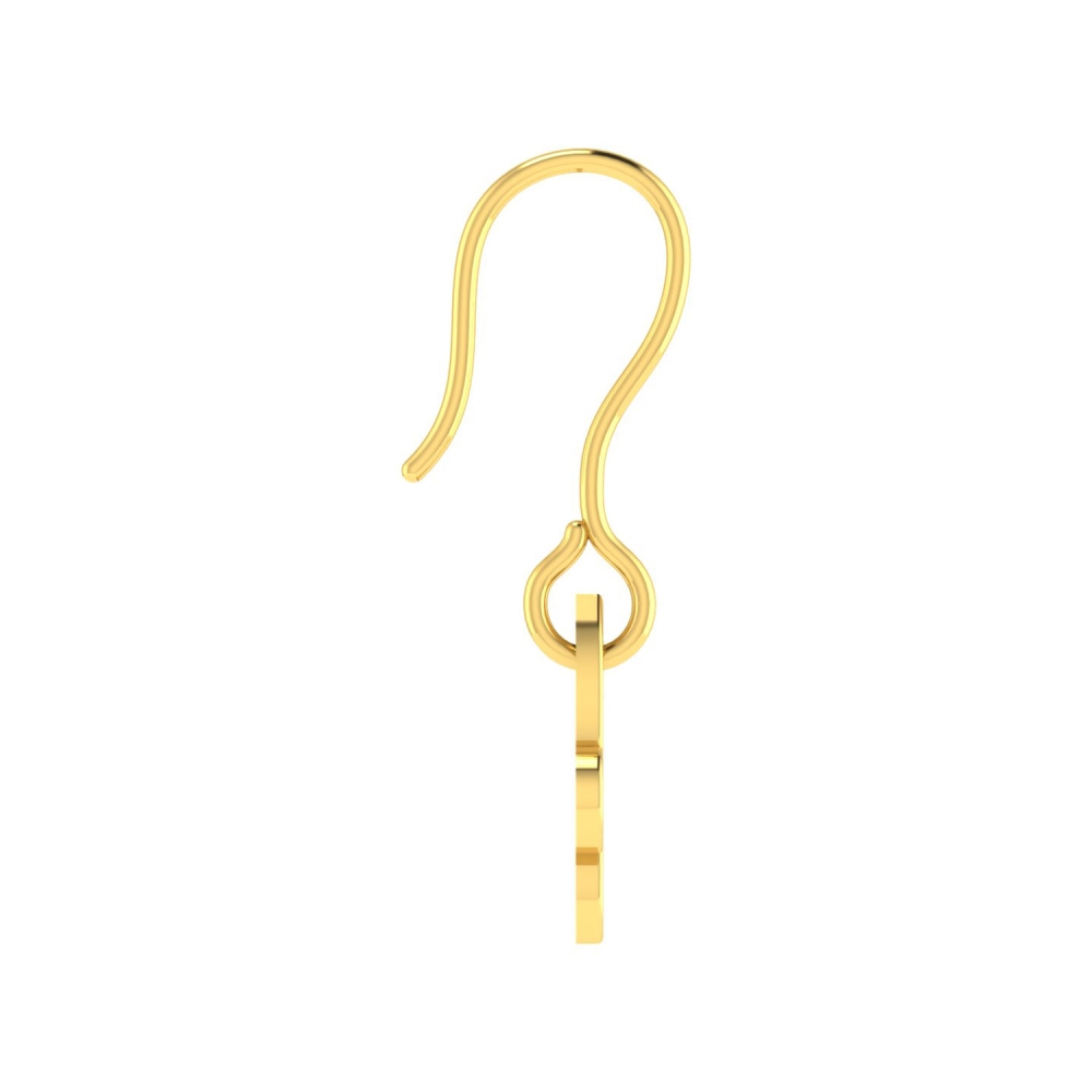 Ansu Gold Earrings Design for daily use 
